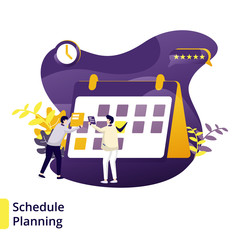 Illustration Schedule Planning