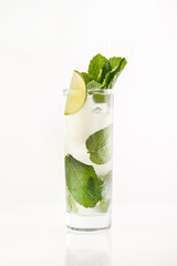 cocktail on the white background