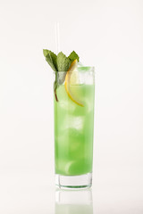 cocktail on the white background