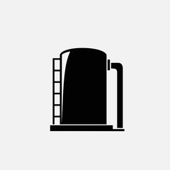 Oil icon isolated on white background