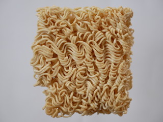 noodles isolated on white background, pasta