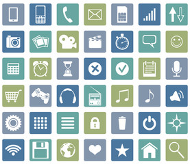 Vector Set Of Mobile Icons