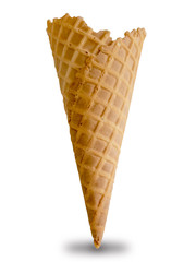 Casquinha de sorvete - Ice cream cone - with paths