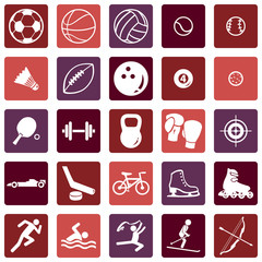 Vector Set of Sport Icons