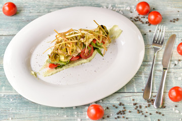 Georgian salad with tomatoes