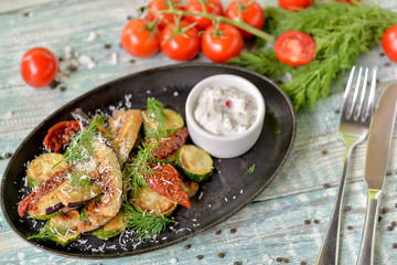 chicken with vegetables