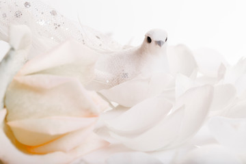 Seamless romantic background. Wedding, valentine, engagement, anniversary theme