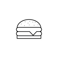 Сheeseburger icon vector icon