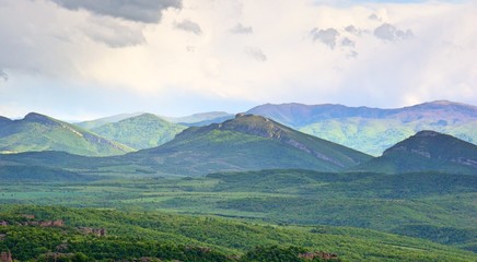 Fototapeta premium Belogradchick landscape cliffs in Bulgaria
