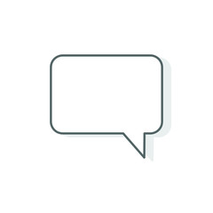 Dialog window icon. Speech bubble Mobile 