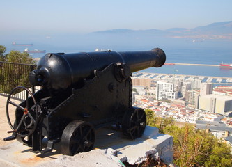 Old cannon, Gibraltar