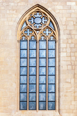 Fototapeta na wymiar Window of a gothic cathedral