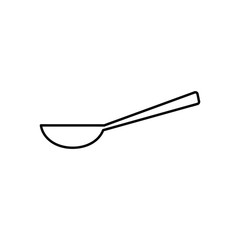 Spoon vector icon. Symbol, logo 