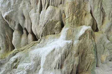 close up of cave wall