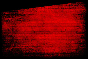 Grungy red and black abstract background with copyspace