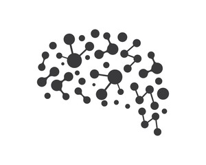 Brain Logo vector icon Template illustration