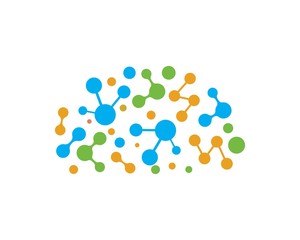 Brain Logo vector icon Template illustration