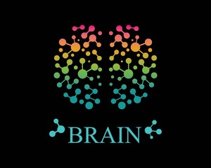 Brain Logo vector icon Template illustration