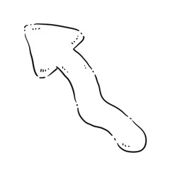 Doodle arrow icon