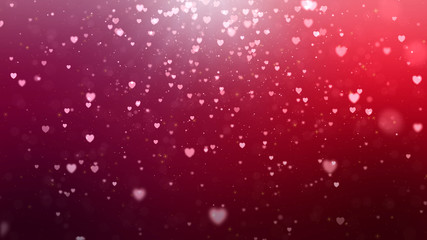 Abstract Heart Particles Background