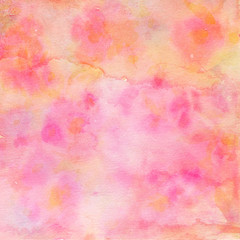Dreamy Rose Watercolor Background