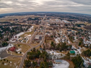 Fototapeta premium Hayward is a small Town in Northern Wisconsin
