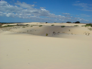 Fototapeta na wymiar Sand dunes at Fortaleza, Ceará, Brazil 