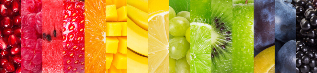 Fruit collage