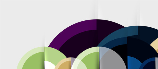 Obraz premium Geometric design abstract background - circles