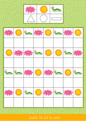 Complete the task by sample