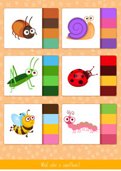 Match by color, vector