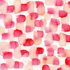 Abstract Pink Watercolor Brush Strokes Background