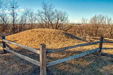 Sherman Park in Sioux Falls, South Dakota is a Historical Site with Multiple Native American Burial Mounds in an Urban Setting