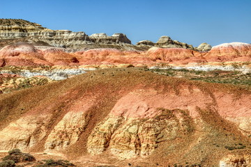 Martian desert landscapes