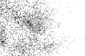 Obraz premium Grunge black and white dirty texture template. Messy dust overlay distress background. Abstract dotted effect of noise, grain, sand, old scratch stock visual. Vector.