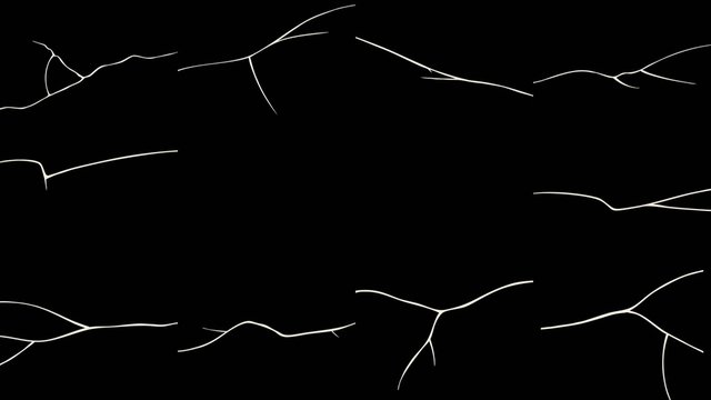 10 Glass Cracks Overlays