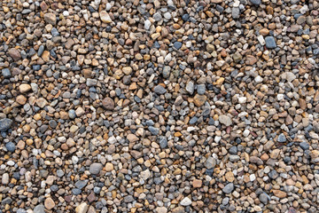 Pebbles in the garden for background