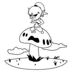 ugly troll in the camp magic character