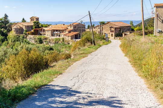 Overview of the village of Tavertet