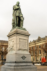 Fototapeta na wymiar Statue of Willem Den Eerste (William the First), Plein, Den Haag, The Hague