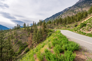 Obraz premium View of mountains in British Columbia, Canada.