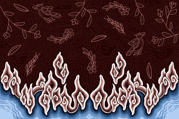 pattern floral theme