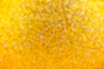 Yellow bokeh background. Abstract background.