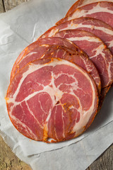 Organic Italian Capocollo Deli Meat
