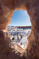 arch in Bryce Canyon National Park
