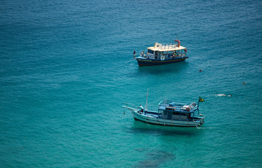 Boats in brazillian sea 