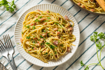 Savory Homemade Carbonara Pasta