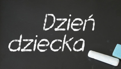 Dzień dziecka. Tablica, szkoła. © shake_pl