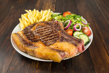 Filete con patatas