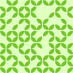 Seamless background with leaves